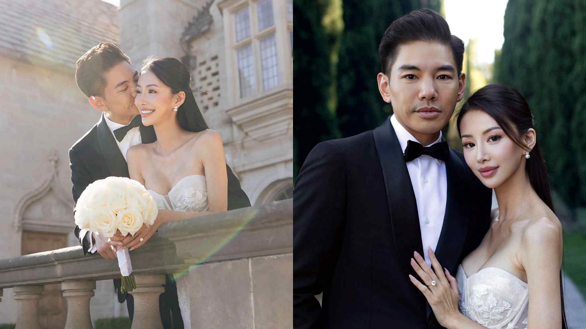 孔令奇洛杉磯婚禮照絕美曝光!小倆口愛情故事揭開,長達10個月遠距戀愛修成正果