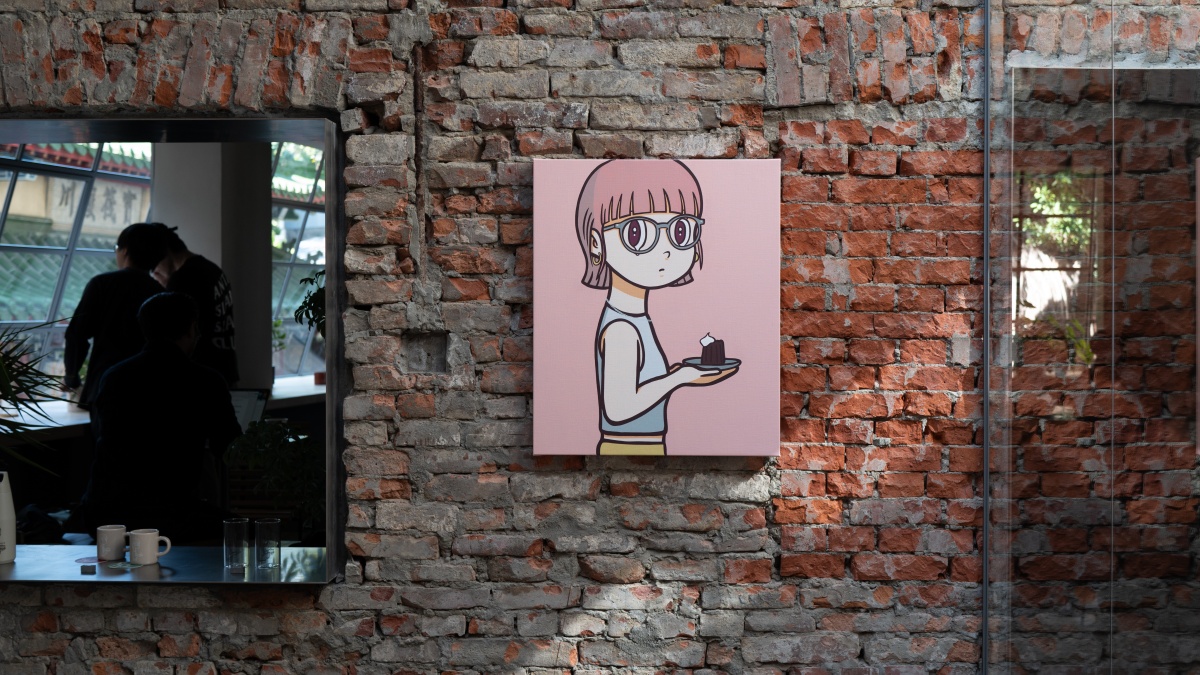 喝咖啡、看來自京都的畫作!日本當代藝術家橋爪悠也代表作《eyewater》現身臺南here Kyoto