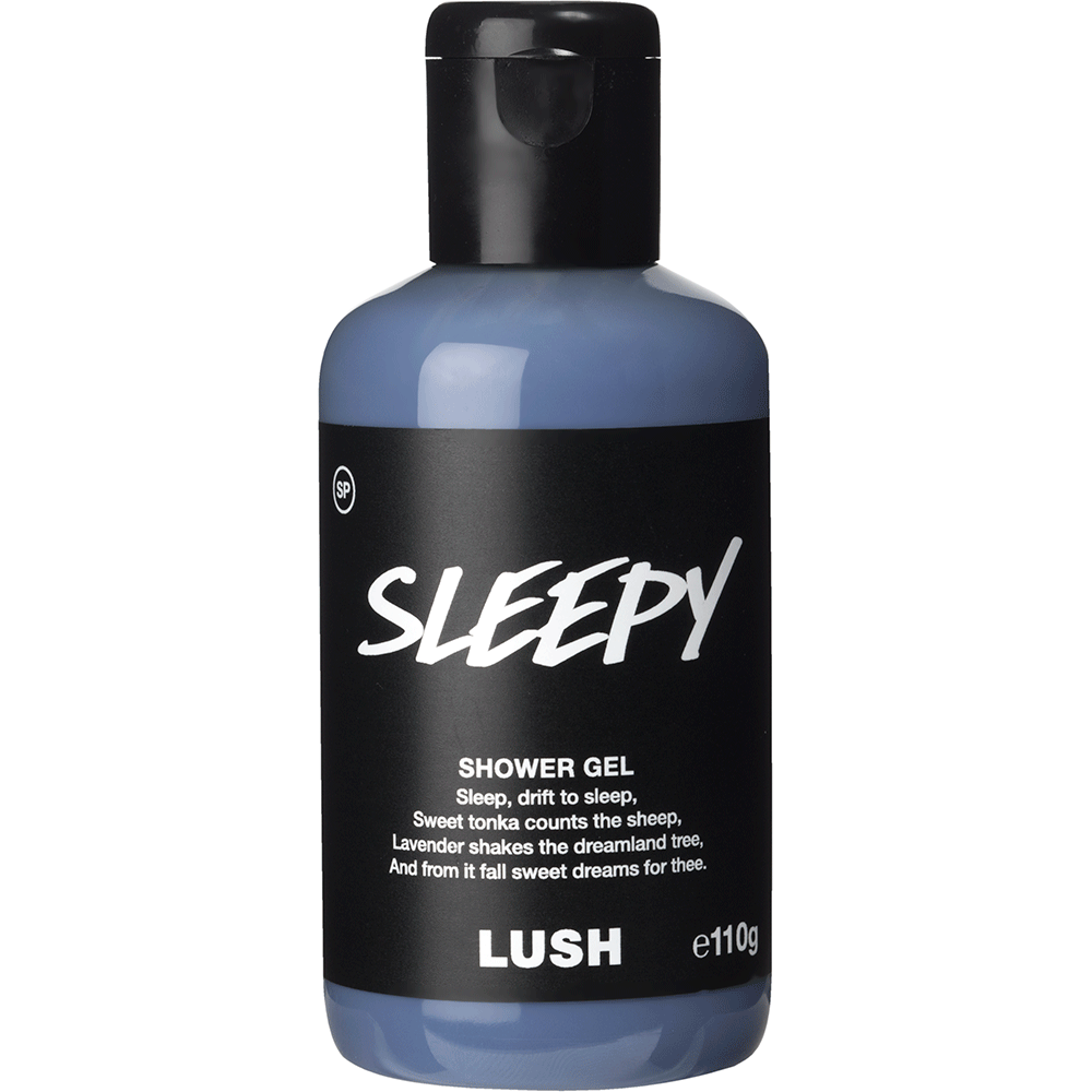 LUSH睡公主沐浴露110g，NT450、260g，NT900、520g，NT1,450、1000g，NT2,400