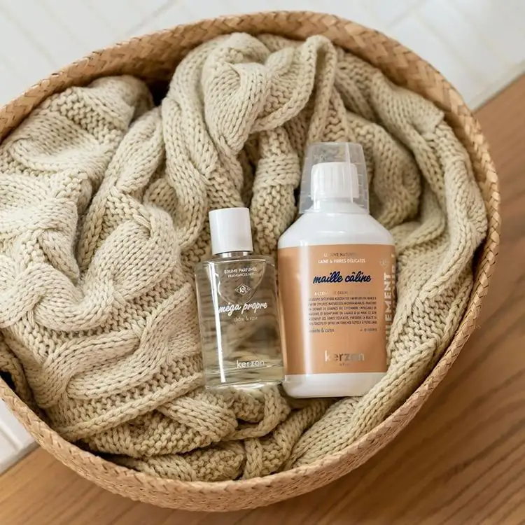 KERZON 香氛洗衣精_精緻/毛料衣物專用 Fragranced laundry soap - Wool & Delicate Fibers (Maille câline)